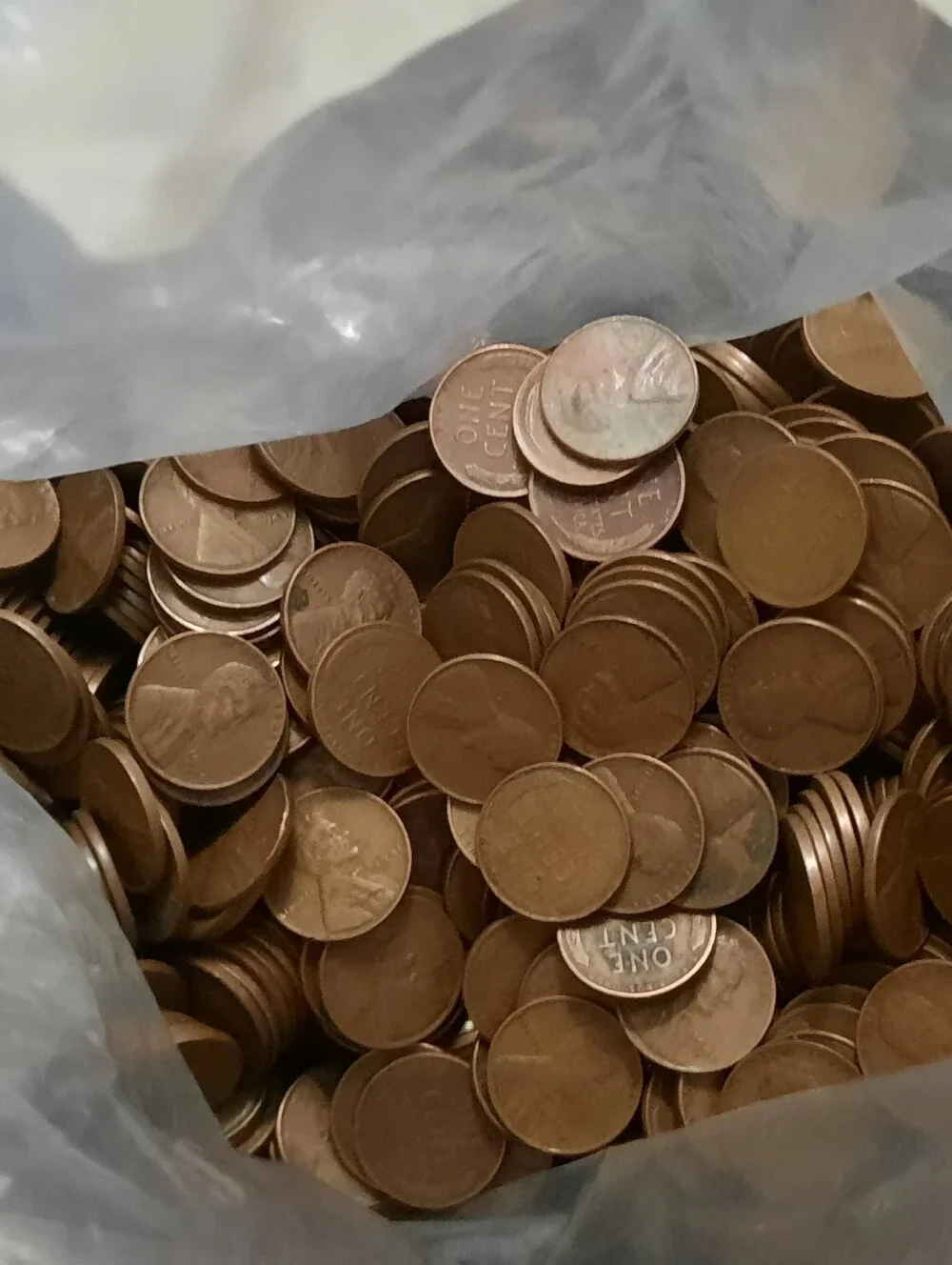 15 Lbs Of Wheat Pennies